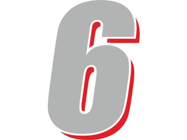 Suzuki 6 PK Sticker