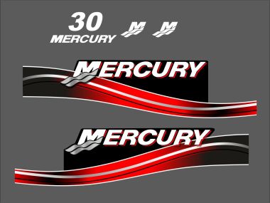 Mercury 30 PK 2005-2007 Sticker Set