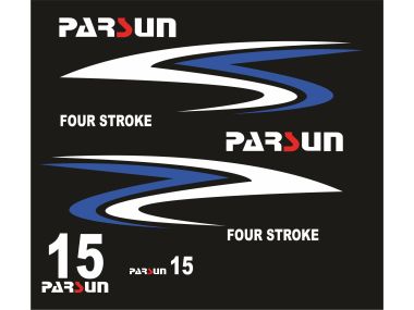 Parsun 15 PK 4-Takt Sticker Set