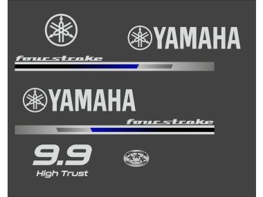 Yamaha 9.9 PK 4-Takt High Trust Sticker Set