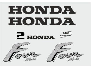 Honda 2 PK 2003 Sticker Set