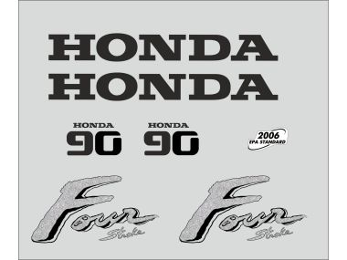 Honda 90 PK 2003 Sticker Set