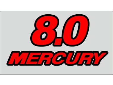 Mercury 8 PK Sticker Set
