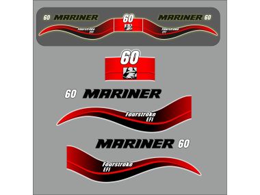 Mariner 60 PK 2003-2005 Sticker Set