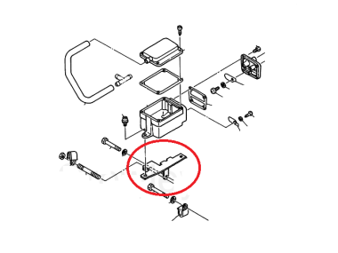 Yamaha Guide Holder (6G8-15376-00-00)