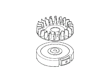 Honda 2HP 4Stroke Flywheel & Cooling Fan (31100-ZV0-010 & 19511-ZG0-000)