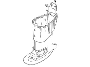 Yamaha 25HP 4Stroke Upper Casing (6BG-45111-10-8D)