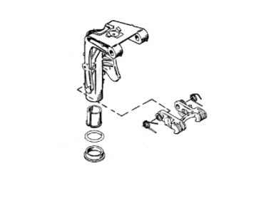 Mercury Mariner 20HP Swivel Bracket (822237A4)