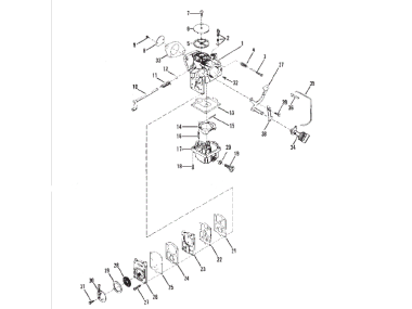Mercury Mariner 18HP Carburetor (8704A1)