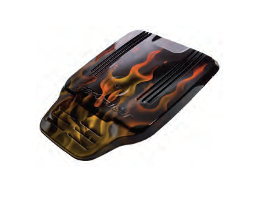 Engine Cover - Red Flame (8M0103982)