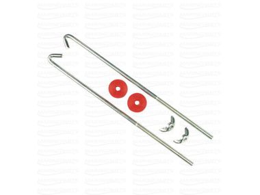 Accu bevestigings bouten 25 cm t.b.v crossbar
