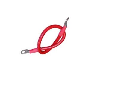 Battery/Accu kabel rood/zwart 34 mm compleet incl ogen