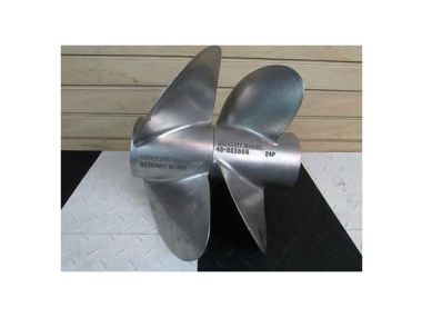 Originele RVS Mercruiser propeller set voor Bravo 3 24P (48-823665 / 48-823666) (gebruikt, maar 100% goed)