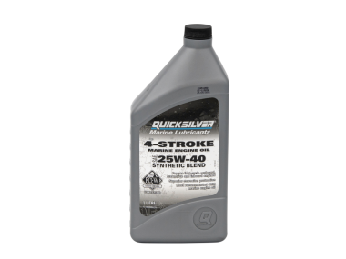 Quicksilver FCW® 25W-40 Synthetic Blend 4-Takt Marine Motor Olie (geschikt voor alle motoren)