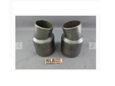 Volvo / OMC Cobra SET Exhaust Pipe Tube Reducer elbow 912317 0912317 