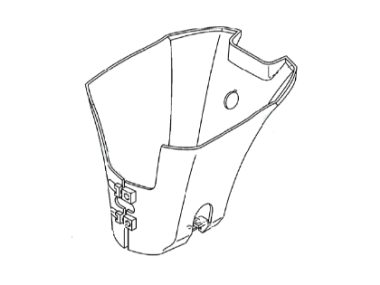 Yamaha onderkap (Apron) 6/8/9.9HP 2 cil (68T-42741-00)