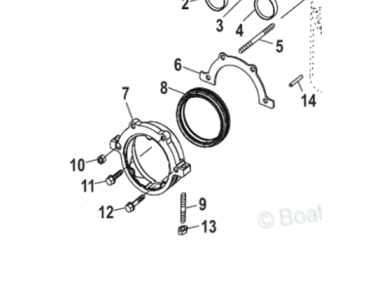 Mercruiser Stud [.250-20 X 2.180] (14827)