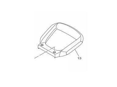 Yamaha Carrying Handle Draag hendel 2,5PK (6EG-G2731-00-00)