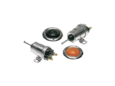 Ankerlier voetschakelaar 12/24 V rood/zwart