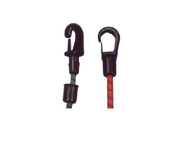 Nylon haak in wit of zwart tot 8 mm