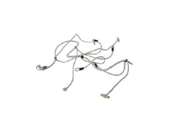 Shock koord met nylon knevels en RVS haken