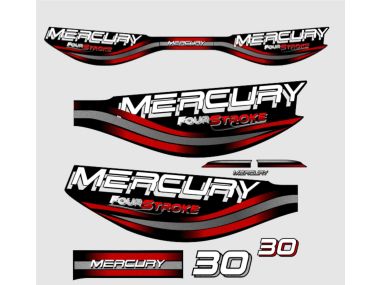 Mercury 30 PK FourStroke 1999-2003 Sticker Set