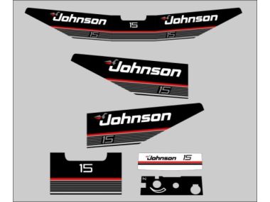Johnson 15 PK 1989 Sticker Set