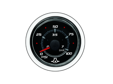Mercury SC 100 Oil Pressure Gauge  0-100 PSI 52MM (8M0052848)