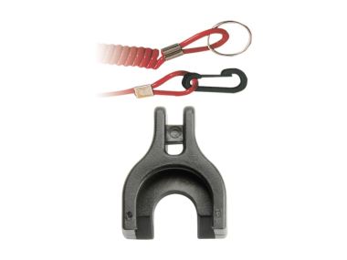 Dodemanskoord met clip voor Johnson / Evinrude motoren na 1995 (standaard vorkversie)