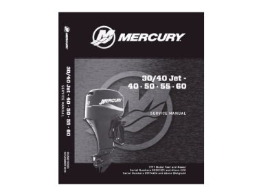 Mercury Outboard Factory Service Manual (8M0110565)