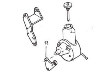 MerCruiser Hydraulic Pump Mounting Bracket (96872A2)