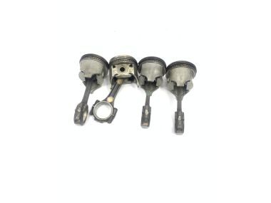 USED: OMC / Mercruiser GM Piston kit + rod 2.5L 153cid 120 HP OMC stringer / Chevy 4Cyl 4 x 2771318