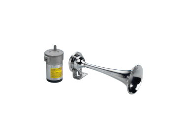 Verchroomde Messing Hoorn/toeter met  Compressor voor Boten tot 20 meter