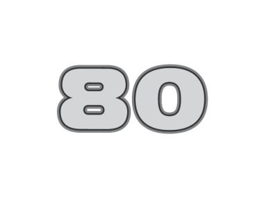 Mercury 80 HP Rear Decal (8M0080234)
