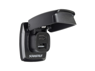 SCANSTRUT Flip Pro USB-A en USB-C Waterdichte Stopcontacten