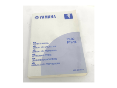 USED: Yamaha Manual -gebruikshandleiding F9.9J / FT9.9L 6DR-28199-71