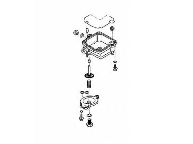 Yamaha/Parsun Body, Float Chamber (PAF15-07090400)