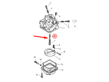 Mercury Main Nozzle (8126509)