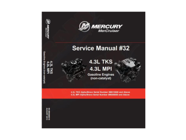 Mercruiser Service Manual 4.3L (8M0086018)