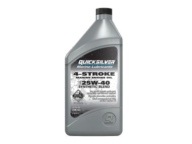 Quicksilver FCW® 25W-40 Synthetic Blend 4-Takt Marine Motor Olie (geschikt voor alle motoren)