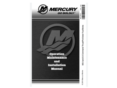 Mercury 8/9.9 Command Trust fourstroke maintenance operation manual
