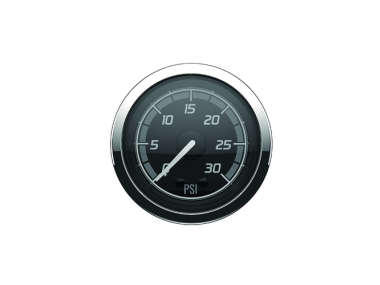 Quicksilver Waterdrukmeter Klassiek (0-30)