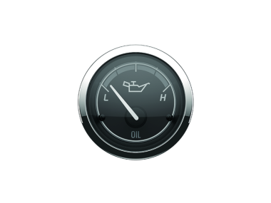Quicksilver Oliedrukmeter Klassiek (L-H)