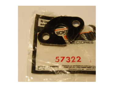 USED: Mercruiser COVER PLATE 57322 57322T TRIM WIRE RETAINER