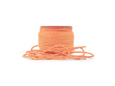 Dubbel Gevlochten Touw 32-strengs | Oranje / Grijs | Diameter: 8 mm