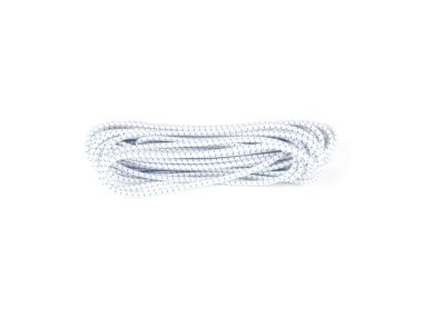 Elastiek | Wit / Blauw | Diameter: 12 mm