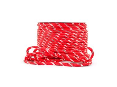 Dubbel Gevlochten Touw 32-strengs | Rood / Wit | Diameter: 10 mm