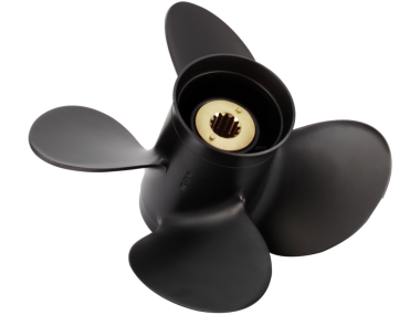Mercury / Mariner Aluminium Propeller 4 Bladen 25 t/m 60 PK 4-Takt | 30 t/m 70 PK 2-Takt | 13 tooth spline