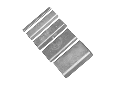 Zink anode, verschillende afmetingen