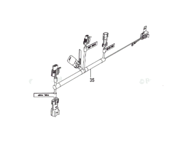 Mercruiser Harness Assembly [TKS] (866165T01)